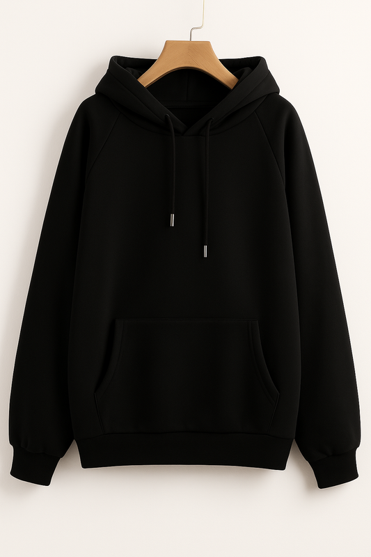 Unisex Premium Hoodie – 100% Cotton, 300 GSM Brushed Fleece | Heavyweight & Cozy Sweatshirt