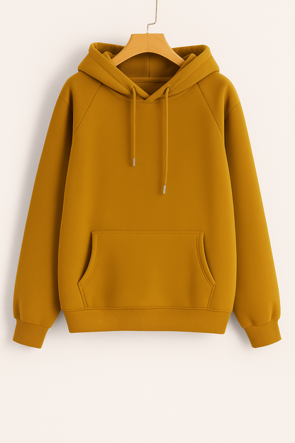 Unisex Premium Hoodie – 100% Cotton, 300 GSM Brushed Fleece | Heavyweight & Cozy Sweatshirt