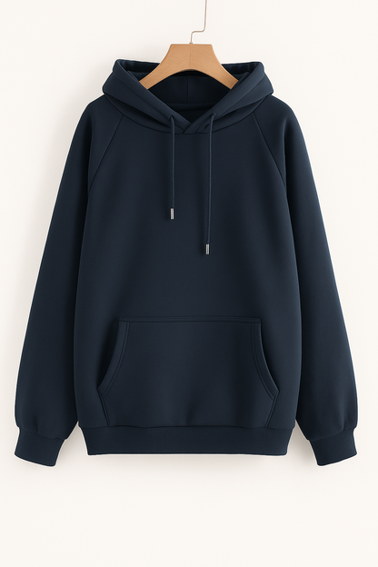 Unisex Premium Hoodie – 100% Cotton, 300 GSM Brushed Fleece | Heavyweight & Cozy Sweatshirt