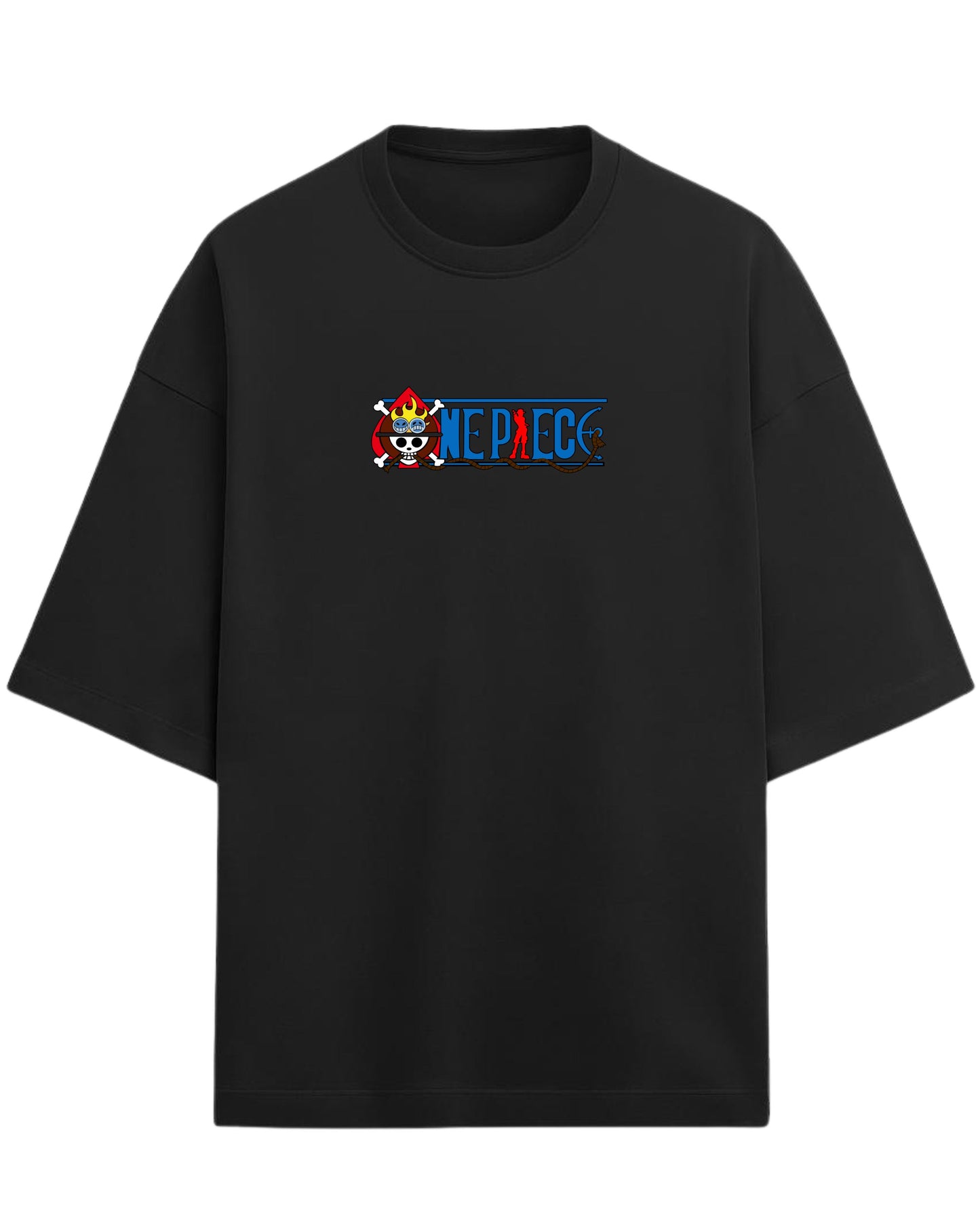 One Piece Buggy the Clown Graphic Oversized Tees | One Piece Graphic Tee | Premium 260 GSM Cotton Blend