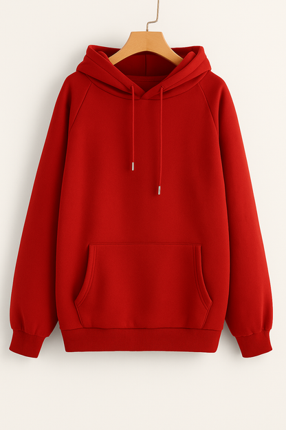 Unisex Premium Hoodie – 100% Cotton, 300 GSM Brushed Fleece | Heavyweight & Cozy Sweatshirt