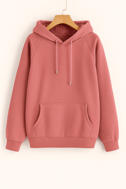 Unisex Premium Hoodie – 100% Cotton, 300 GSM Brushed Fleece | Heavyweight & Cozy Sweatshirt