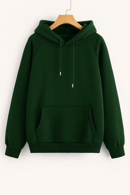 Unisex Premium Hoodie – 100% Cotton, 300 GSM Brushed Fleece | Heavyweight & Cozy Sweatshirt
