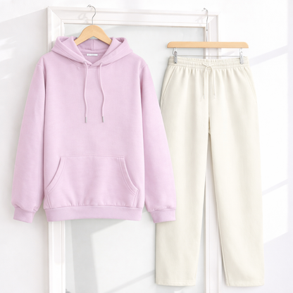 Unisex Oversized Hoodie x Unisex OFF-White Sweatpants Co-ord/Combo Sets @threadsngiggles