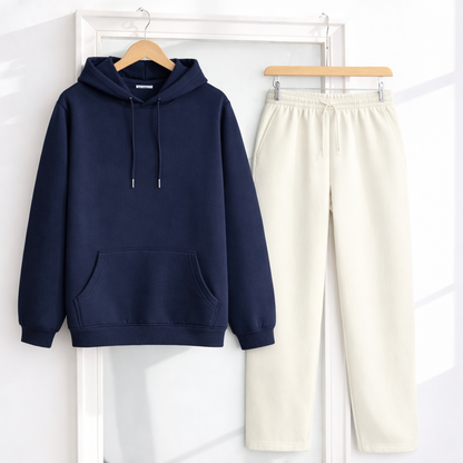 Unisex Oversized Hoodie x Unisex OFF-White Sweatpants Co-ord/Combo Sets @threadsngiggles