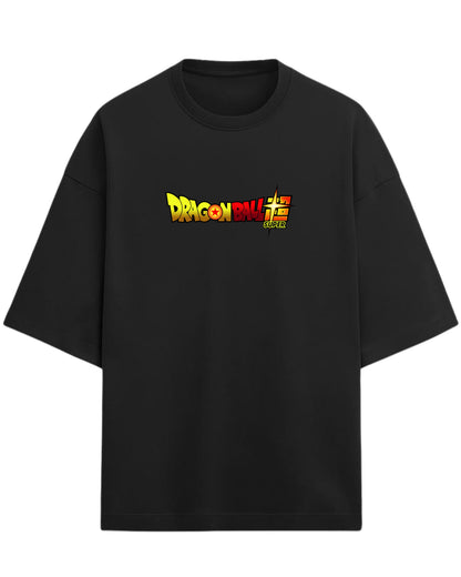 Kamehameha Fighter Oversized Tees | Dragon Ball Z Anime Graphic Tee | Premium 260 GSM Cotton Blend