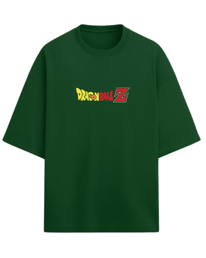 Goku vs Vegeta Oversized T-Shirt | Dragon Ball Z Anime Battle Graphic Tee | Premium 260 GSM Cotton Blend