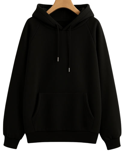 Unisex Premium Hoodie – 100% Cotton, 300 GSM Brushed Fleece | Heavyweight & Cozy Sweatshirt