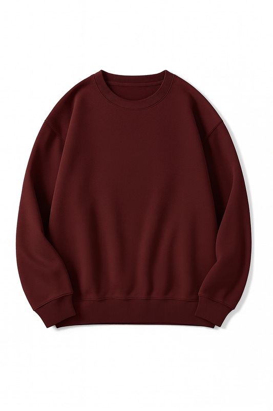 Unisex Premium Fleece Sweatshirt – 100% Cotton, 300 GSM | Soft, Warm & Breathable Everyday Essential