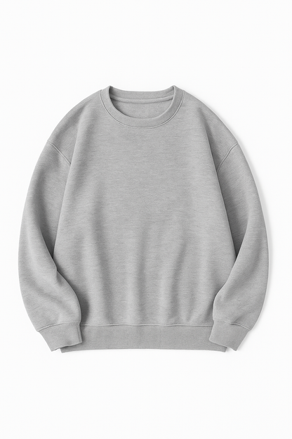 Unisex Premium Fleece Sweatshirt – 100% Cotton, 300 GSM | Soft, Warm & Breathable Everyday Essential