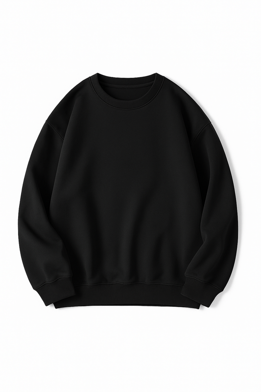 Unisex Premium Fleece Sweatshirt – 100% Cotton, 300 GSM | Soft, Warm & Breathable Everyday Essential