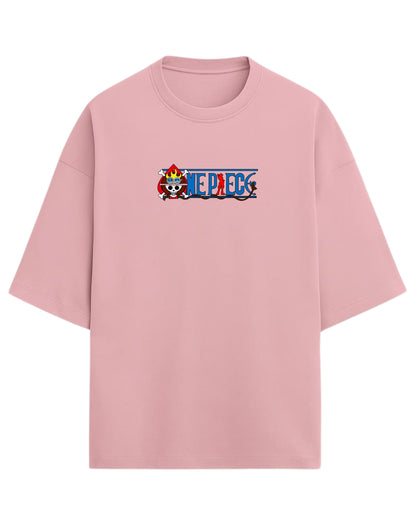 One Piece Graphic Oversized Tees | One Piece Graphic Tee | Premium 260 GSM Cotton Blend