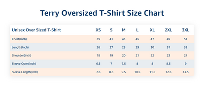 Creative Oversized T-Shirt | Unisex Drop Shoulder Graphic Tee | Premium 260 GSM Cotton Blend