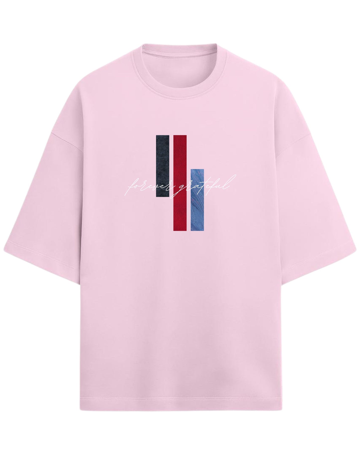 Forever Grateful Oversized T-Shirt | Aesthetic Graphic Tee | Premium 260 GSM Cotton