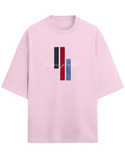 Forever Grateful Oversized T-Shirt | Aesthetic Graphic Tee | Premium 260 GSM Cotton
