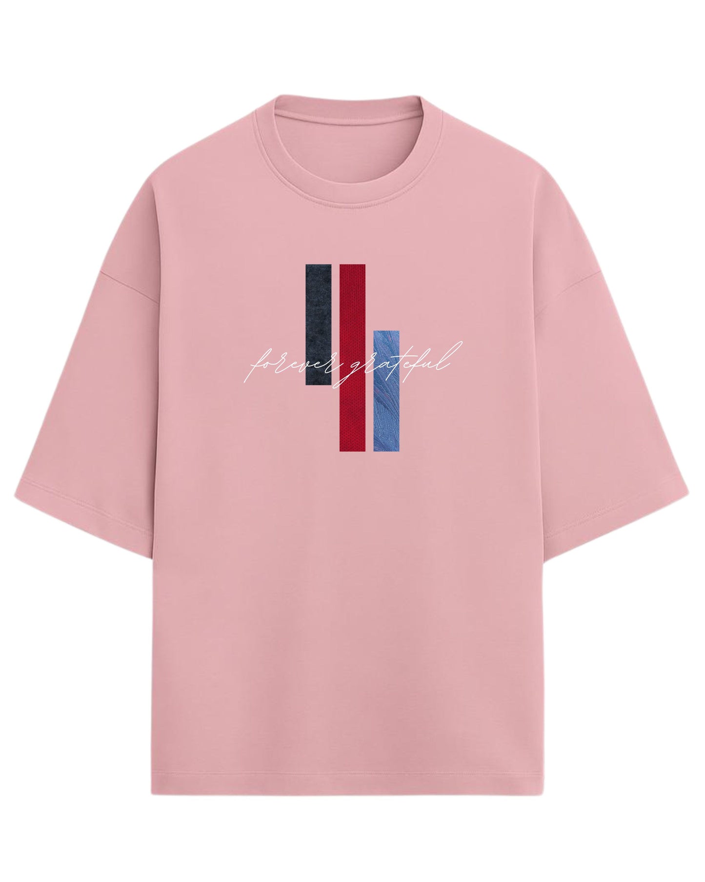 Forever Grateful Oversized T-Shirt | Aesthetic Graphic Tee | Premium 260 GSM Cotton