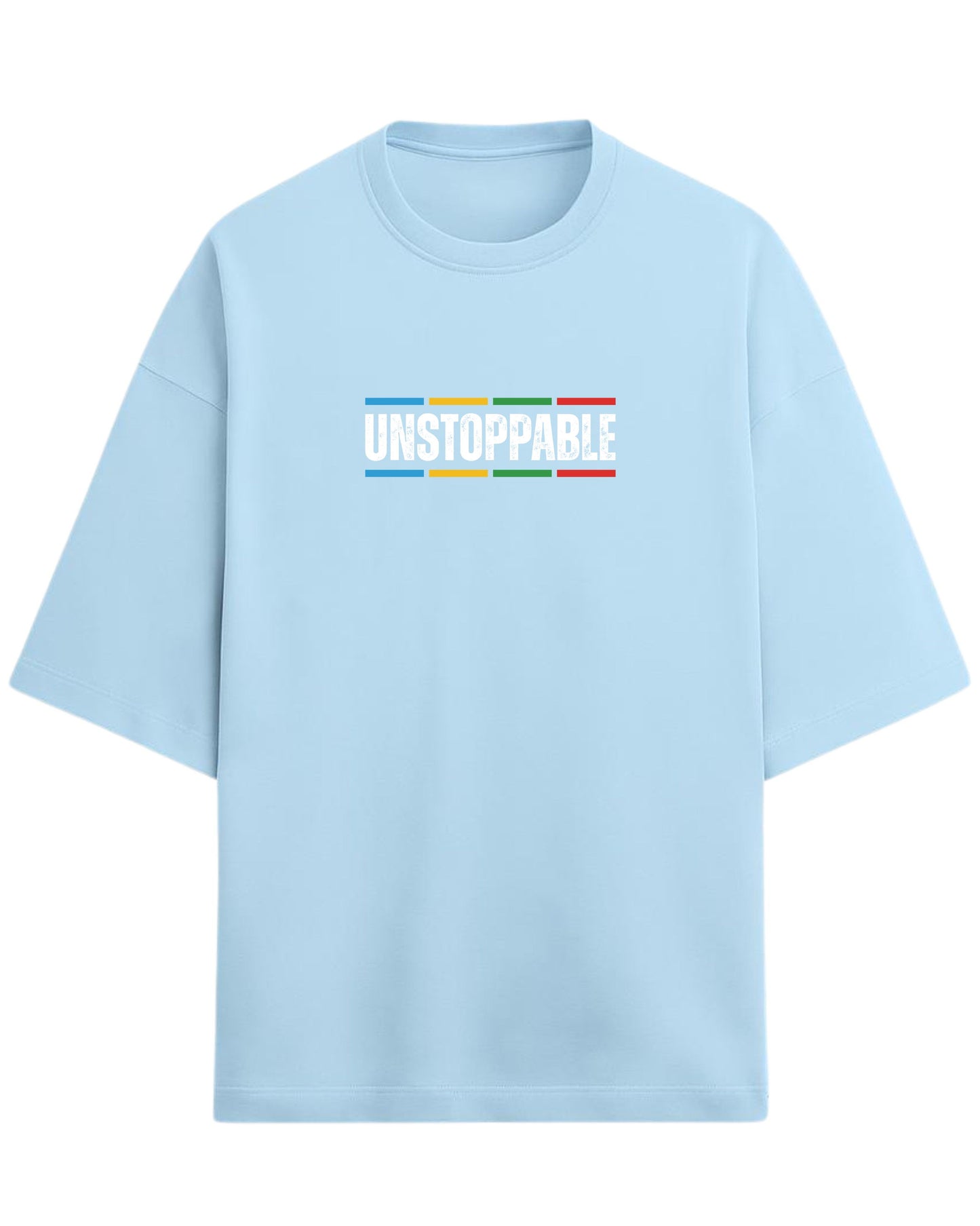 UNSTOPPABLE Oversized T-Shirt | Motivational Streetwear Graphic Tee | Premium 260 GSM Cotton