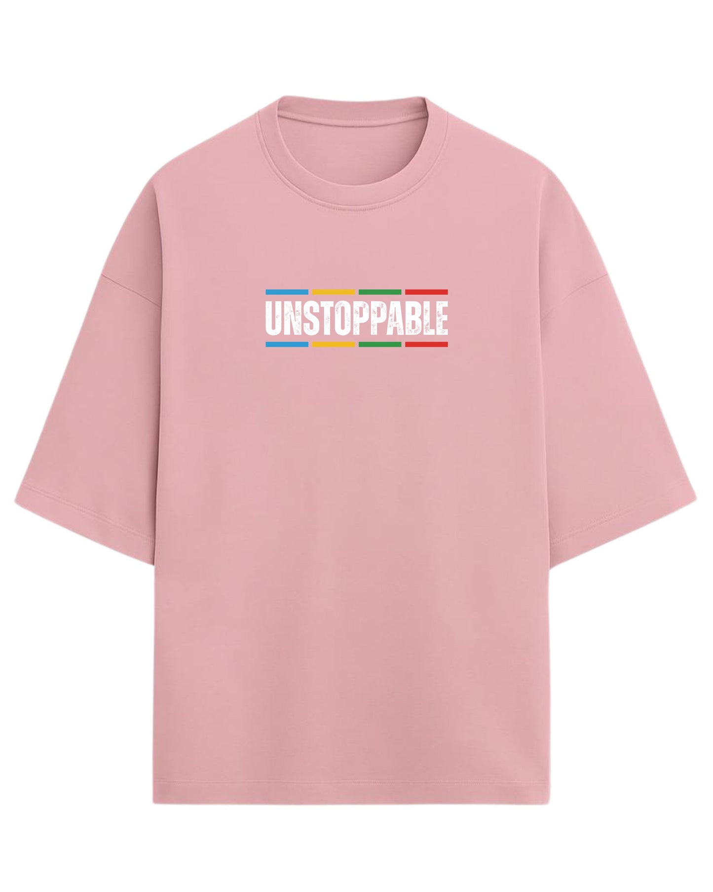 UNSTOPPABLE Oversized T-Shirt | Motivational Streetwear Graphic Tee | Premium 260 GSM Cotton