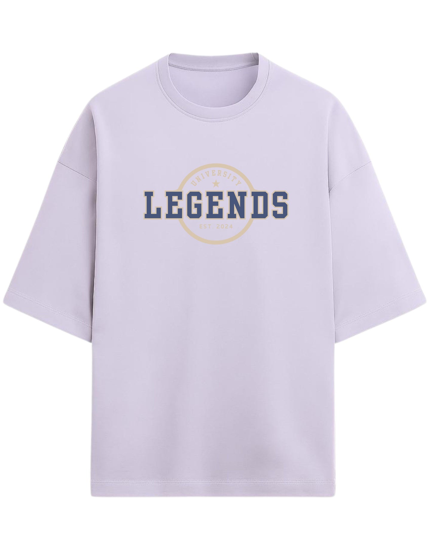 Legends University Oversized T-Shirt | Vintage Collegiate Graphic Tee | Premium 260 GSM Cotton