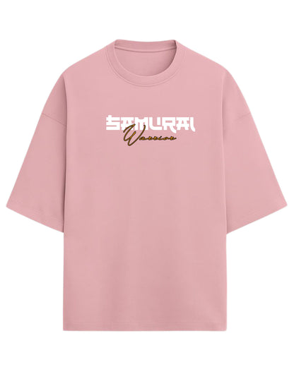 Samurai Warrior Oversized T-Shirt | Japanese Streetwear Graphic Tee | Premium 260 GSM Cotton