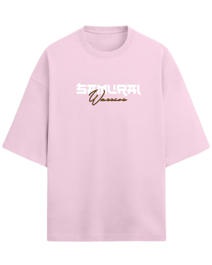 Samurai Warrior Oversized T-Shirt | Japanese Streetwear Graphic Tee | Premium 260 GSM Cotton
