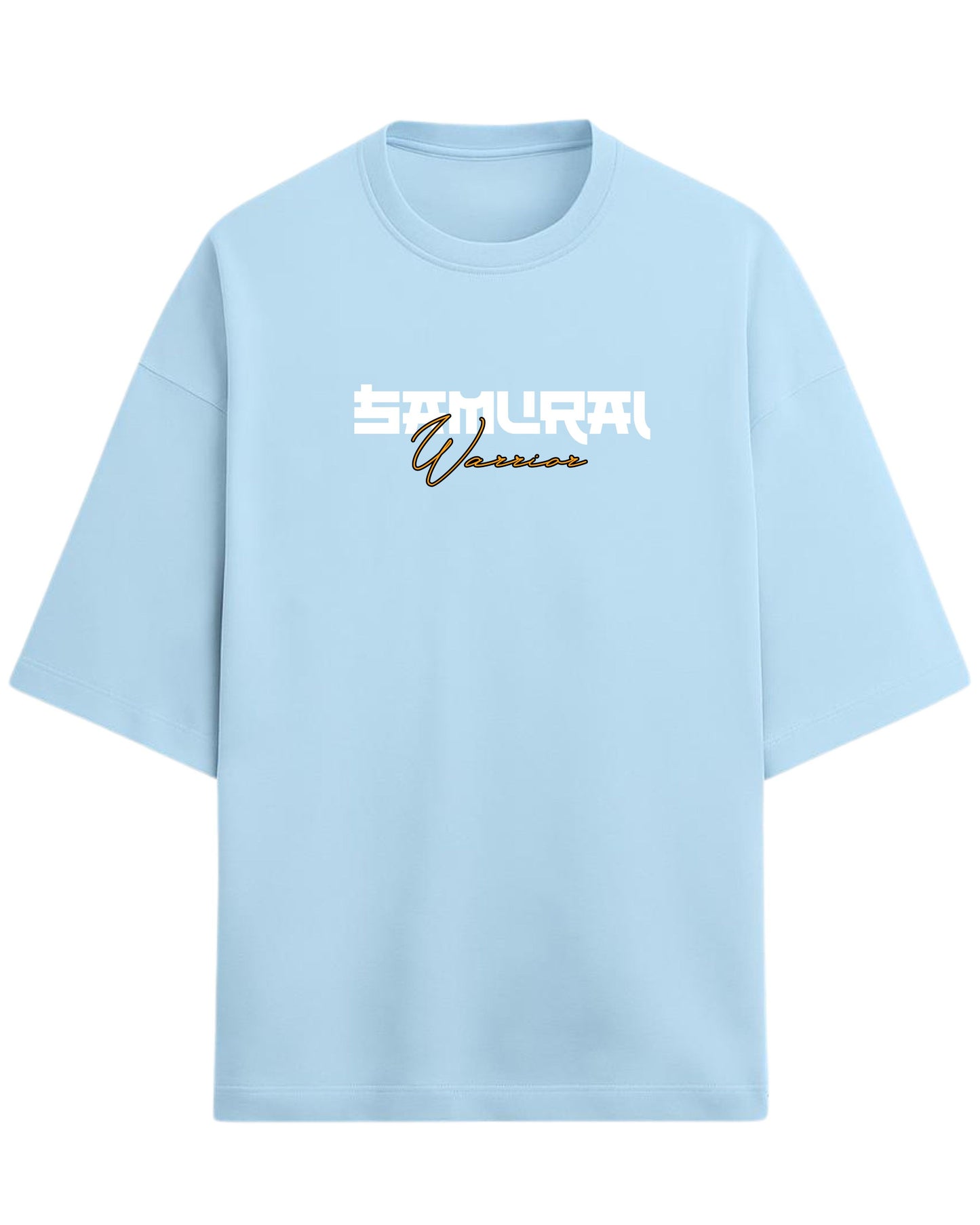 Samurai Warrior Oversized T-Shirt | Japanese Streetwear Graphic Tee | Premium 260 GSM Cotton