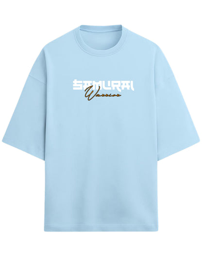 Samurai Warrior Oversized T-Shirt | Japanese Streetwear Graphic Tee | Premium 260 GSM Cotton