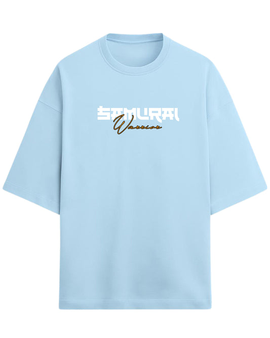 Samurai Warrior Oversized T-Shirt | Japanese Streetwear Graphic Tee | Premium 260 GSM Cotton