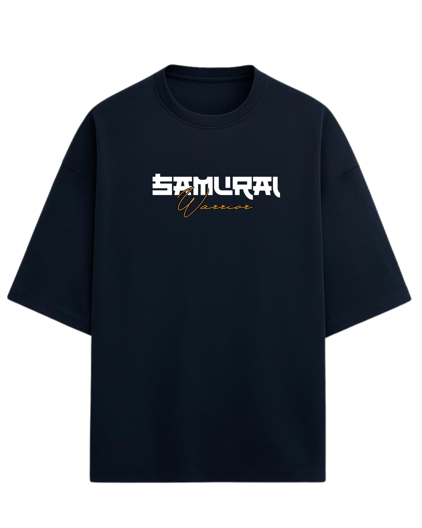 Samurai Warrior Oversized T-Shirt | Japanese Streetwear Graphic Tee | Premium 260 GSM Cotton