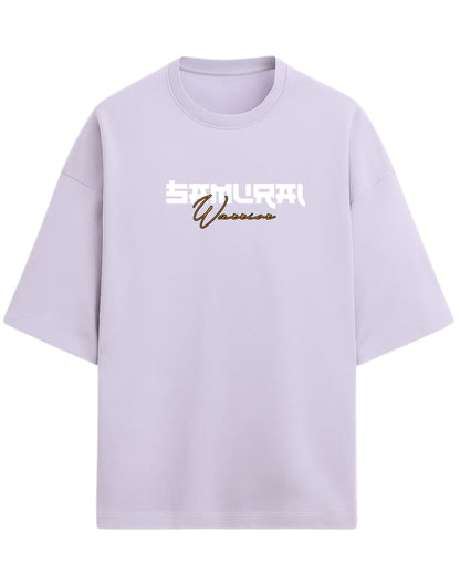 Samurai Warrior Oversized T-Shirt | Japanese Streetwear Graphic Tee | Premium 260 GSM Cotton