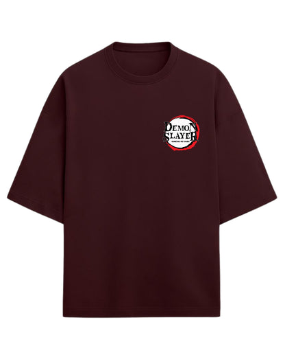 Tanjiro, Rengoku & Akaza Oversized Tee | Demon Slayer Graphic Tee | Premium 260 GSM Cotton