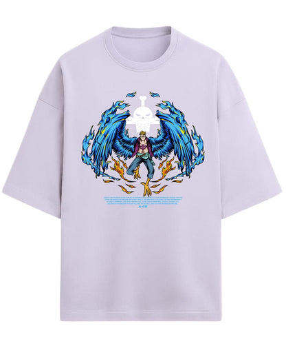 Marco “The Phoenix” Oversized T-Shirt | One Piece Graphic Tee | Premium 260 GSM Cotton