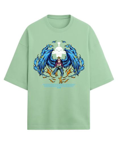Marco “The Phoenix” Oversized T-Shirt | One Piece Graphic Tee | Premium 260 GSM Cotton