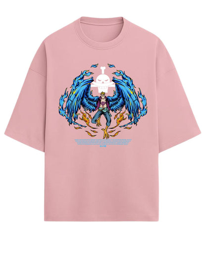 Marco “The Phoenix” Oversized T-Shirt | One Piece Graphic Tee | Premium 260 GSM Cotton