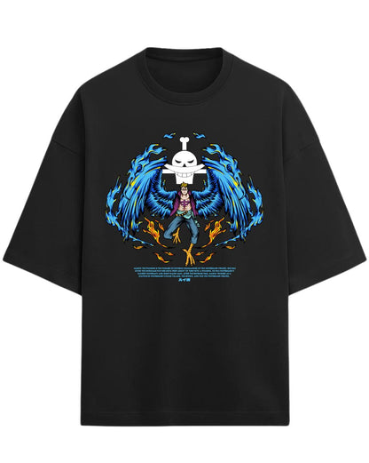 Marco “The Phoenix” Oversized T-Shirt | One Piece Graphic Tee | Premium 260 GSM Cotton