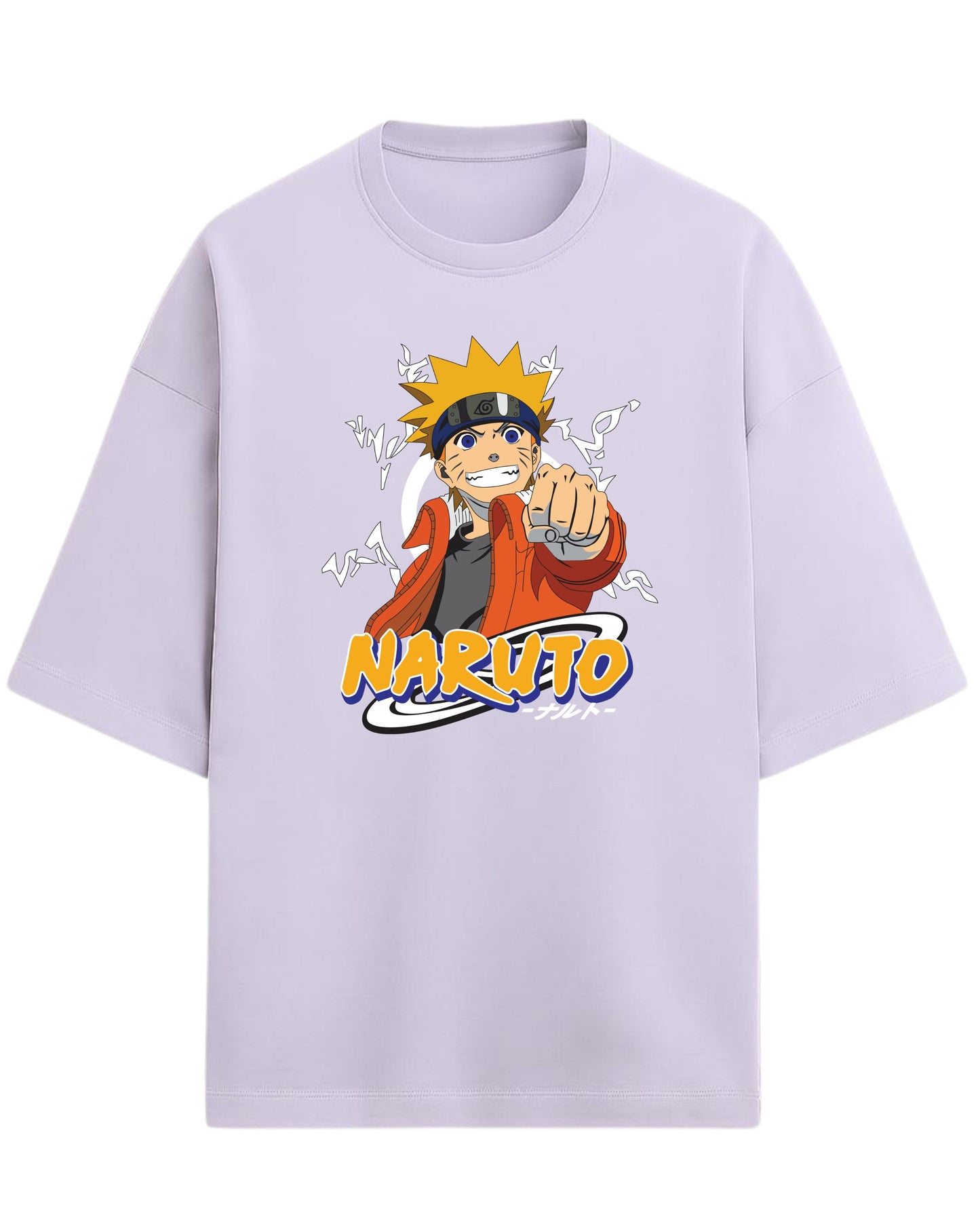 Naruto “Believe It!” Oversized T-Shirt | Naruto Shippuden Graphic Tee | Premium 260 GSM Cotton