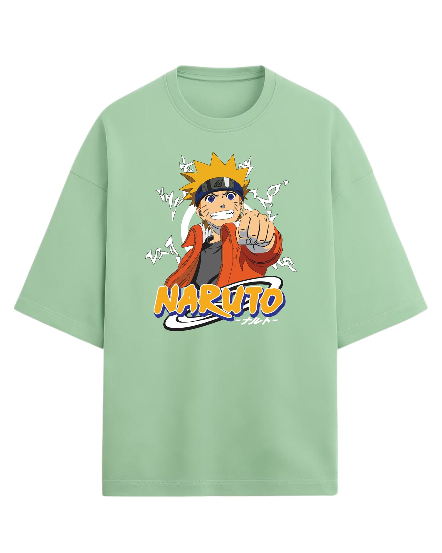 Naruto “Believe It!” Oversized T-Shirt | Naruto Shippuden Graphic Tee | Premium 260 GSM Cotton