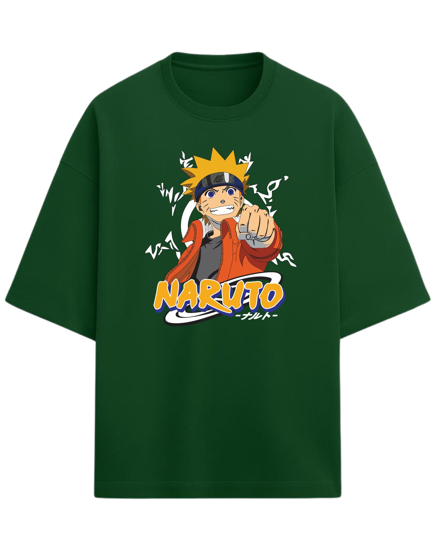 Naruto “Believe It!” Oversized T-Shirt | Naruto Shippuden Graphic Tee | Premium 260 GSM Cotton
