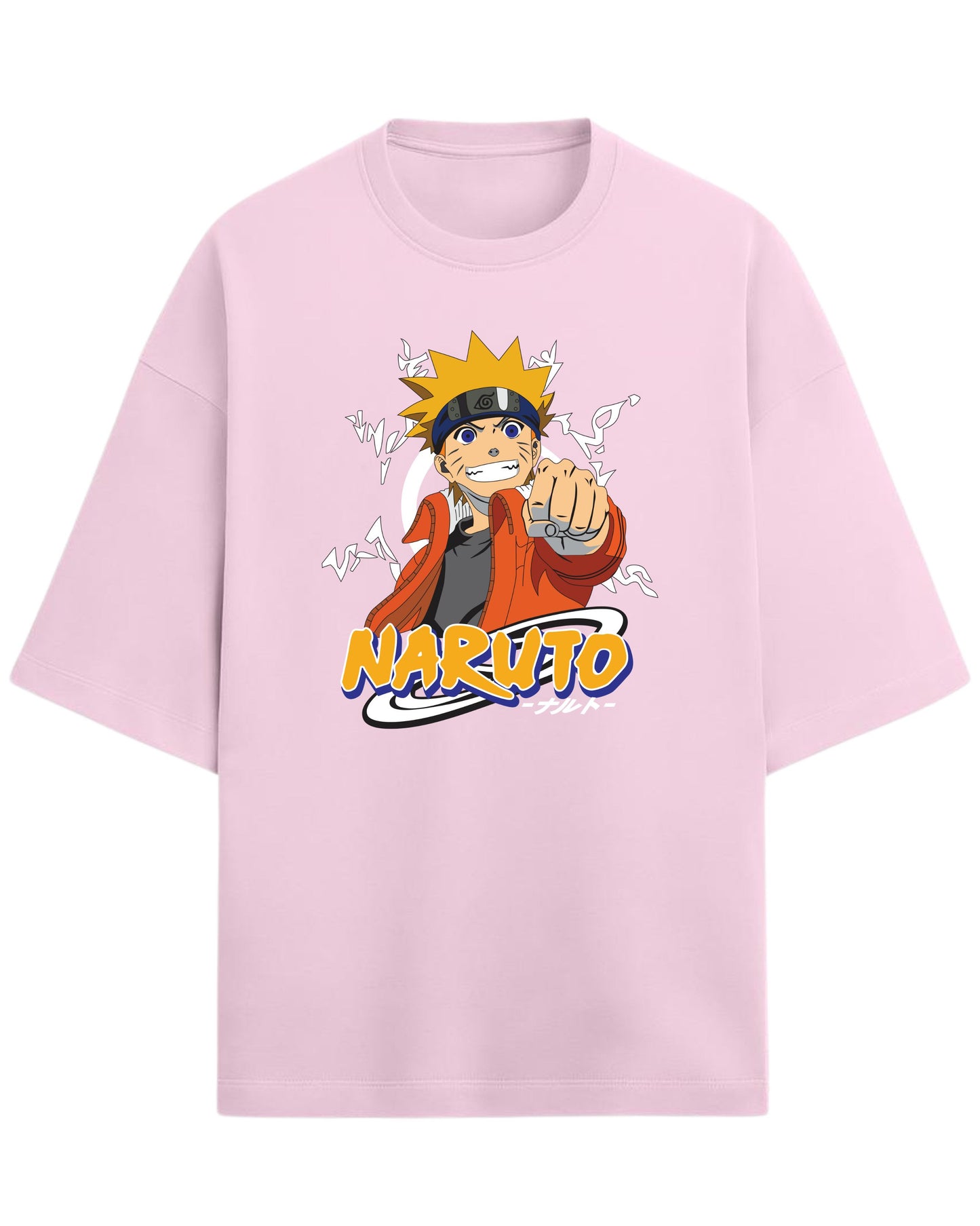 Naruto “Believe It!” Oversized T-Shirt | Naruto Shippuden Graphic Tee | Premium 260 GSM Cotton