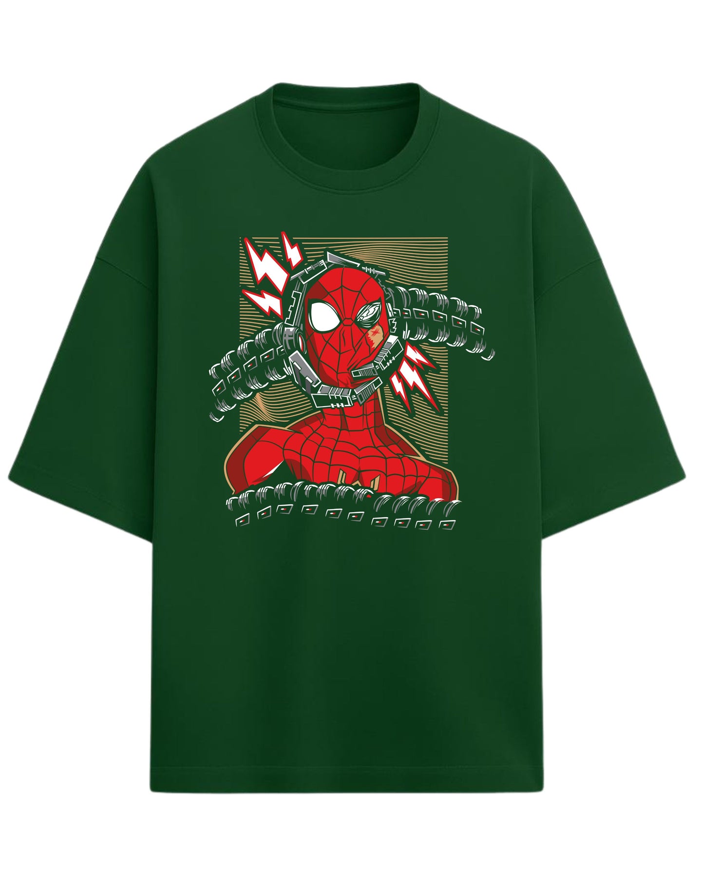 Spider-Man “Doc Ock Fusion” Oversized T-Shirt | Marvel Graphic Tee | Premium 260 GSM Cotton