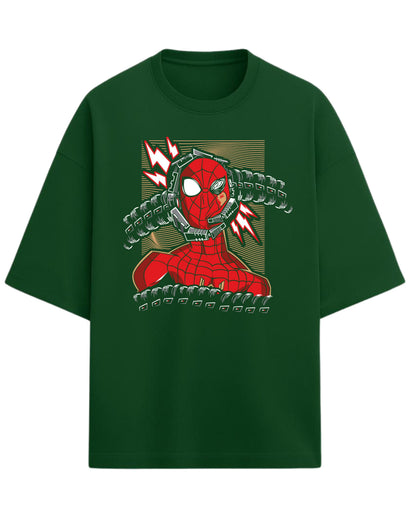 Spider-Man “Doc Ock Fusion” Oversized T-Shirt | Marvel Graphic Tee | Premium 260 GSM Cotton