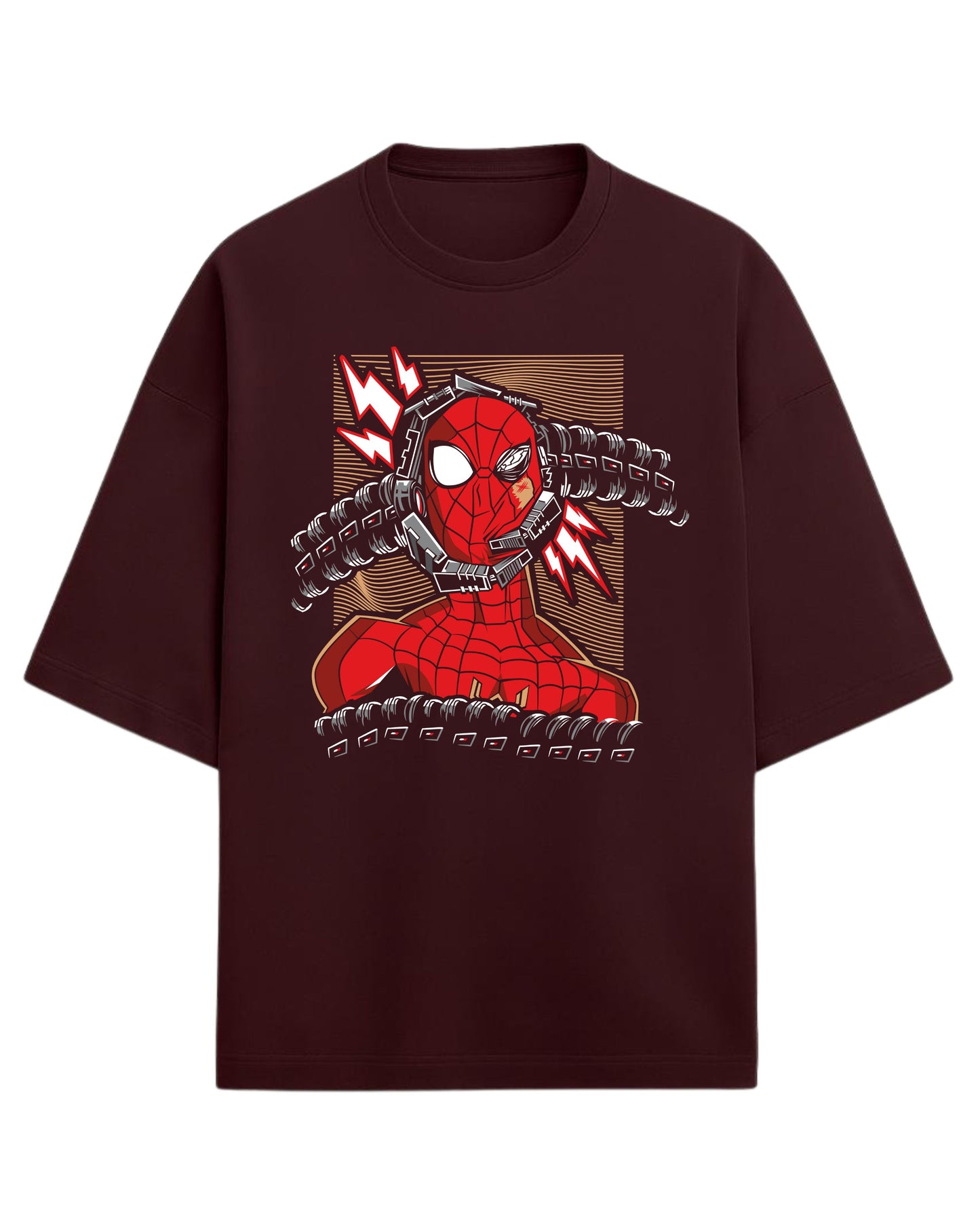 Spider-Man “Doc Ock Fusion” Oversized T-Shirt | Marvel Graphic Tee | Premium 260 GSM Cotton