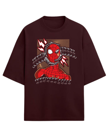 Spider-Man “Doc Ock Fusion” Oversized T-Shirt | Marvel Graphic Tee | Premium 260 GSM Cotton
