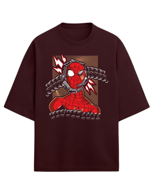 Spider-Man “Doc Ock Fusion” Oversized T-Shirt | Marvel Graphic Tee | Premium 260 GSM Cotton
