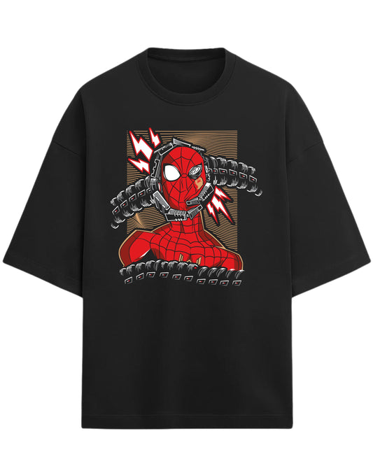 Spider-Man “Doc Ock Fusion” Oversized T-Shirt | Marvel Graphic Tee | Premium 260 GSM Cotton