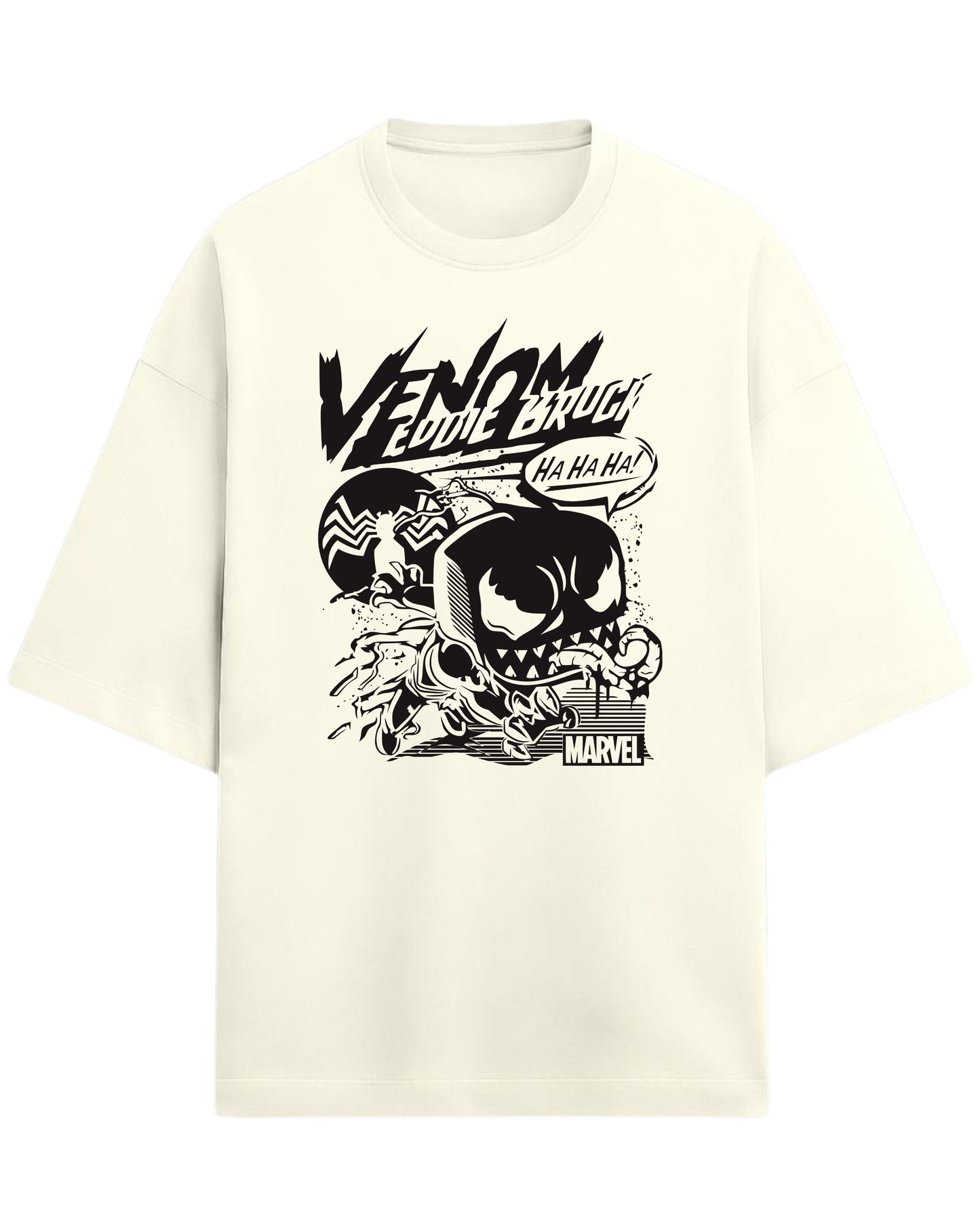 Venom “Eddie Brock Chaos” Oversized T-Shirt | Marvel Villain Graphic Tee | Premium 260 GSM Cotton