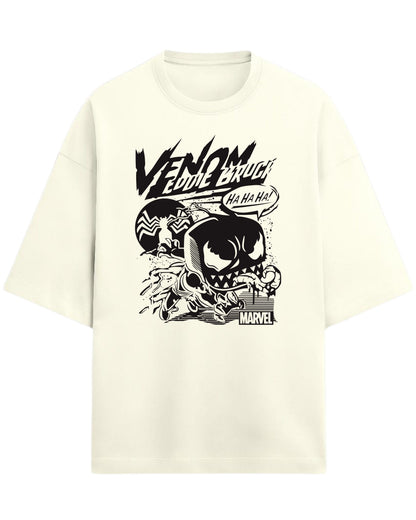 Venom “Eddie Brock Chaos” Oversized T-Shirt | Marvel Villain Graphic Tee | Premium 260 GSM Cotton