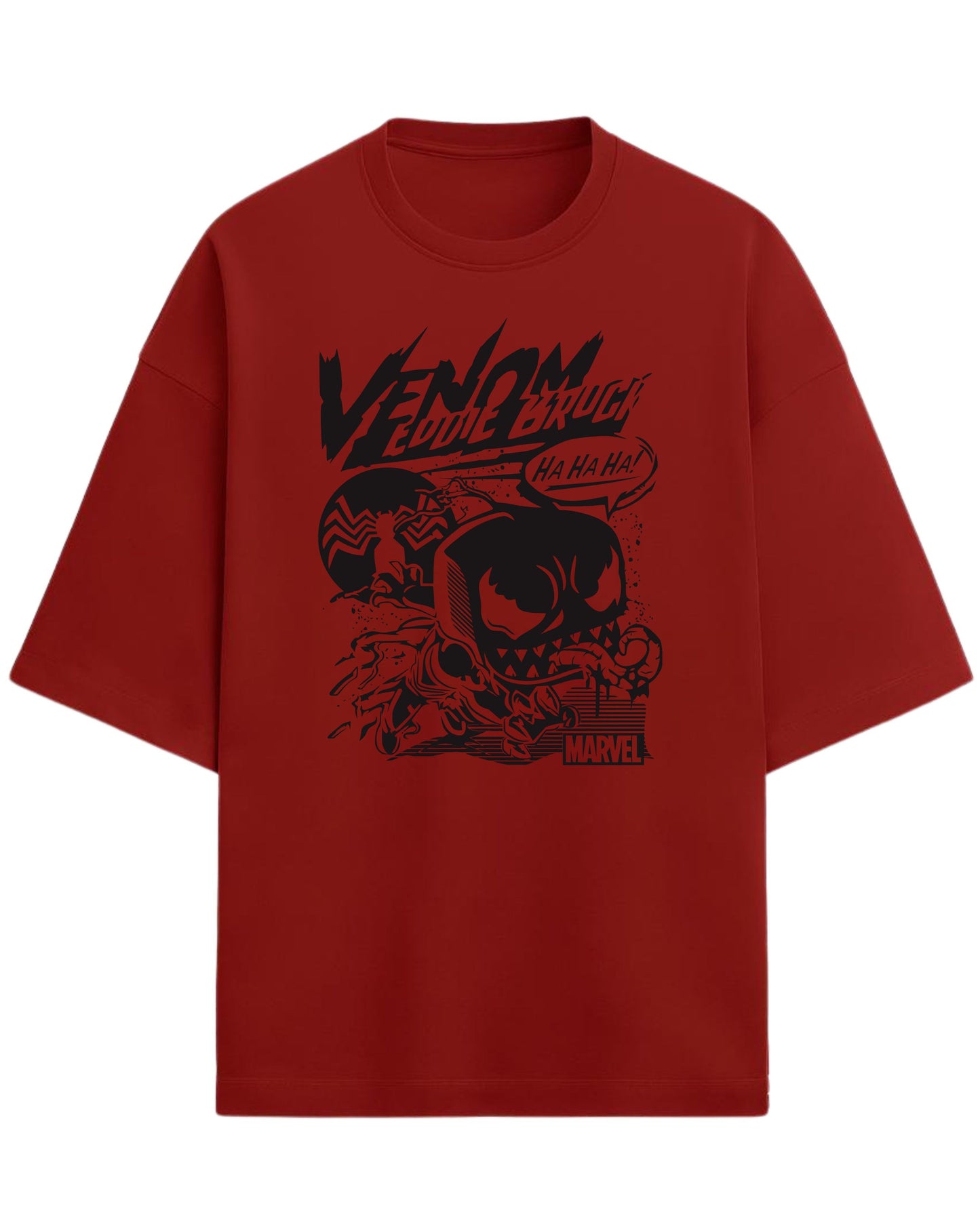 Venom “Eddie Brock Chaos” Oversized T-Shirt | Marvel Villain Graphic Tee | Premium 260 GSM Cotton