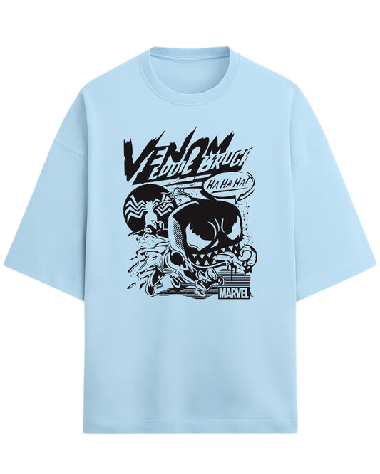 Venom “Eddie Brock Chaos” Oversized T-Shirt | Marvel Villain Graphic Tee | Premium 260 GSM Cotton