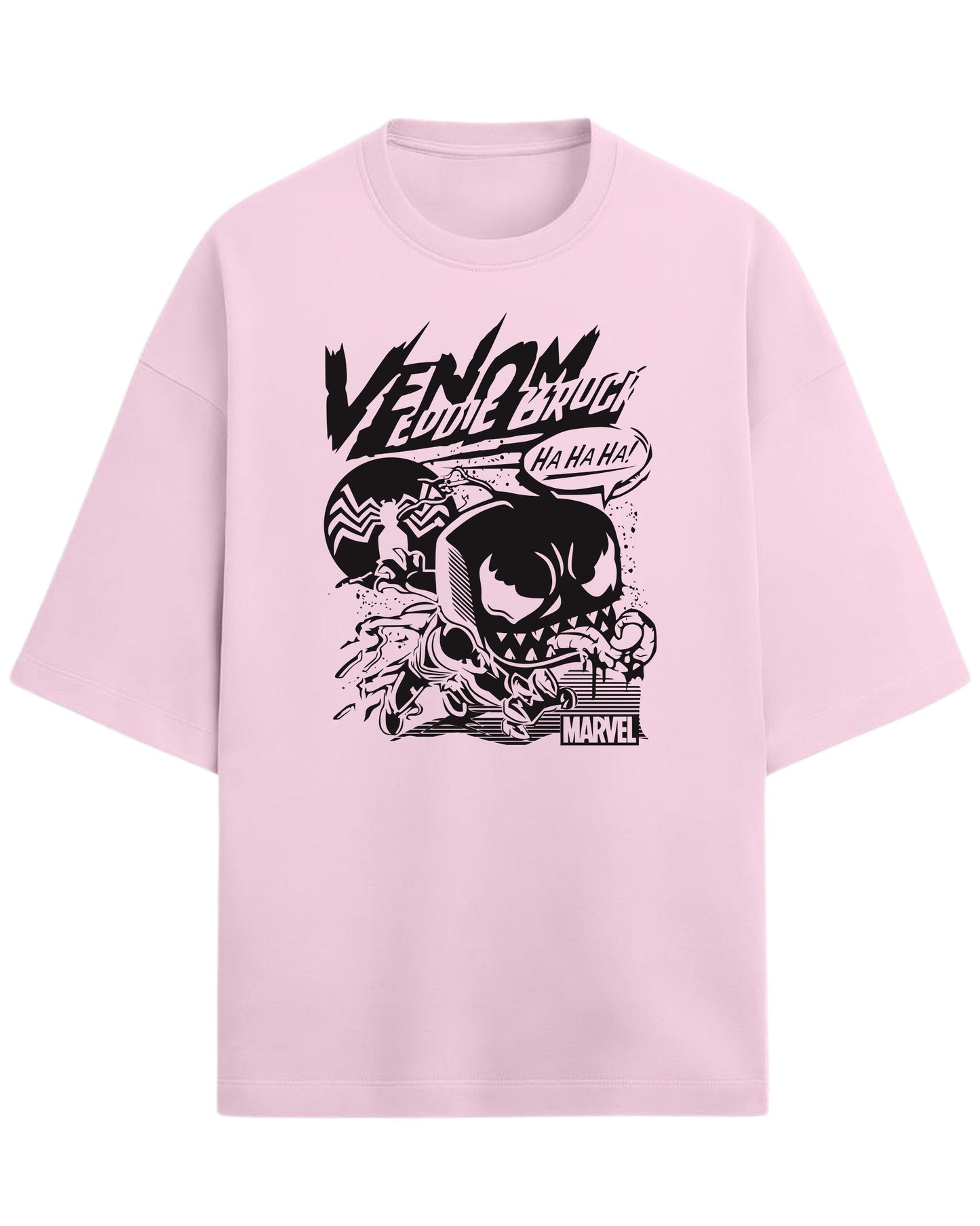 Venom “Eddie Brock Chaos” Oversized T-Shirt | Marvel Villain Graphic Tee | Premium 260 GSM Cotton